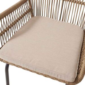 Mediterraner Lounge-Sessel Outdoor, natur