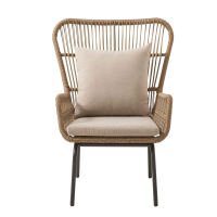Mediterraner Lounge-Sessel Outdoor, natur