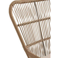 Mediterraner Lounge-Sessel Outdoor, natur
