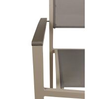 Outdoor Armlehnstuhl wetterfest Taupe
