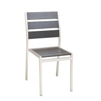 Outdoor-Terrassenstuhl stapelbar, grau