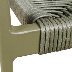 Gartenstuhl stapelbar in Trendfarbe Olive
