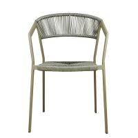 Gartenstuhl stapelbar in Trendfarbe Olive