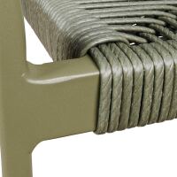 Gartenstuhl stapelbar in Trendfarbe Olive
