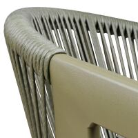 Gartenstuhl stapelbar in Trendfarbe Olive