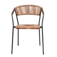 Gartenlounge-Stuhl natur/anthrazit