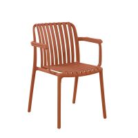 Trendstuhl in Farbe Blutorange Outdoor