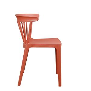 Nordic Outdoorstuhl, orange-rot