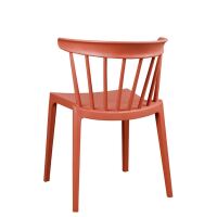 Nordic Outdoorstuhl, orange-rot