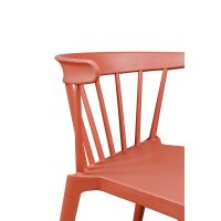 Nordic Outdoorstuhl, orange-rot