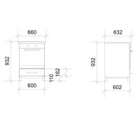 Massivholz Herdmodul Premium