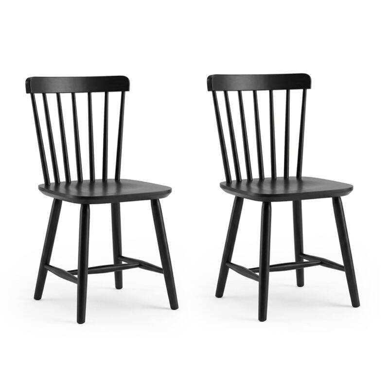 Esszimmerstuhl Nordic Windsor (2er-Set), versch. Holzfarben