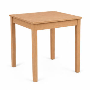 Dining-Komplettset 5-teilig: 4 Stühle + Tisch, Skandi-Look, Buche natur