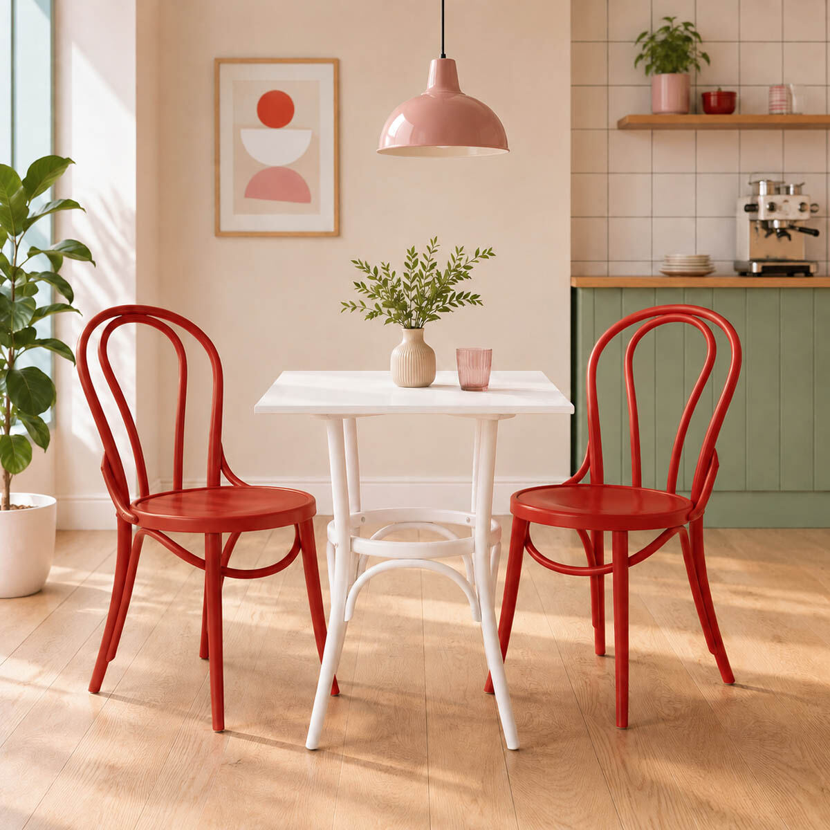esszimmer sets esszimmer Set weiß mit Eiche FALLON-55 modern 3-teilig Color:Orange-2108