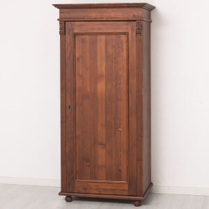 schmaler Schrank in mahagoni - Landhaus Kleiderschrank