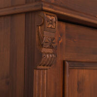 schmaler Schrank in mahagoni - Landhaus Kleiderschrank