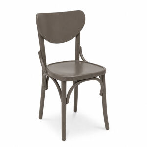 Esszimmer-Set 5-teilig mit ovalem Esstisch und 4 Holzstühlen, schwarz/braun