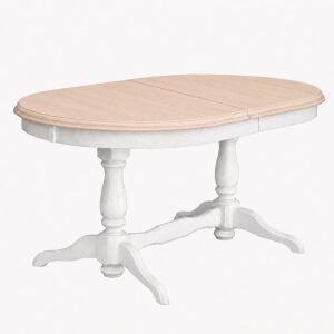 Esszimmer-Set Landhaus 7-teilig mit Ausziehtisch und 6 Stühlen