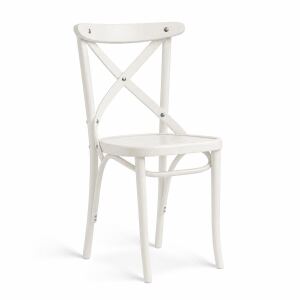 Esszimmer-Set Weiß: Rundtisch Ø 200 cm & 8 Stühle