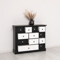 Black and White Kommode - Schubladenkommode in schwarz und weiß