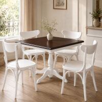 Esszimmer-Set Vintage Bistro 5-teilig | Tisch & 4 Stühle