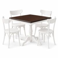 Esszimmer-Set Vintage Bistro 5-teilig | Tisch & 4 Stühle