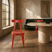Moderner Buchenholzstuhl | individuell in Wunsch-RAL-Farbe