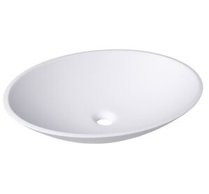 Aufsatzbecken oval ELLIPSE, weiß glänzend