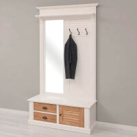 Maritime Garderobe - Landhausgarderobe altweiß