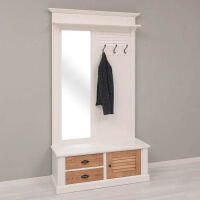 Maritime Garderobe - Landhausgarderobe altweiß