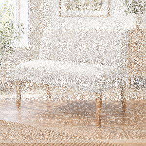 Esszimmer Polsterbank Landhausstil - ohne Armlehnen