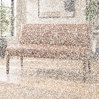 Esszimmer Polsterbank Landhausstil - ohne Armlehnen
