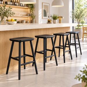 Hocker aus Buchenholz, 80 cm hoch | RAL-Wunschlackierung