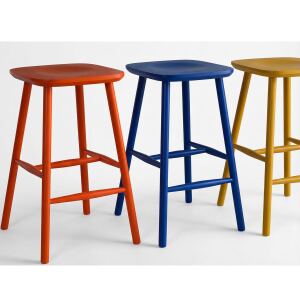 Hocker aus Buchenholz, 80 cm hoch | RAL-Wunschlackierung