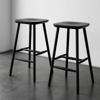Hocker aus Buchenholz, 80 cm hoch | RAL-Wunschlackierung
