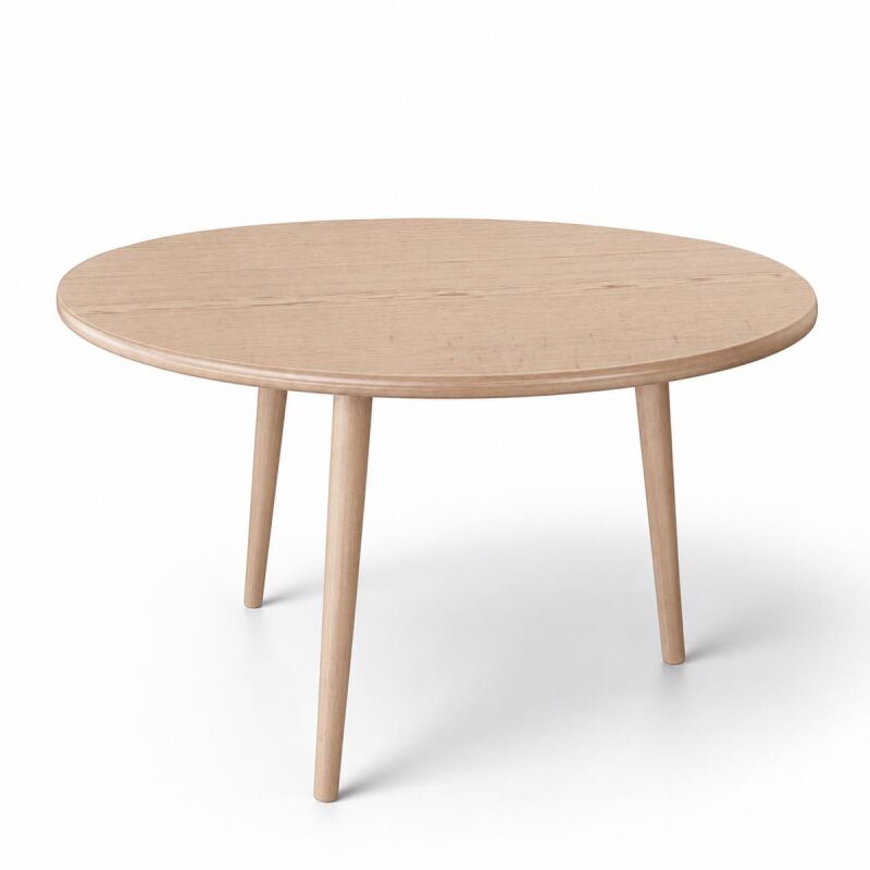 Couchtisch Vintage aus Buche Ø 65 cm | versch.Holztöne wählbar