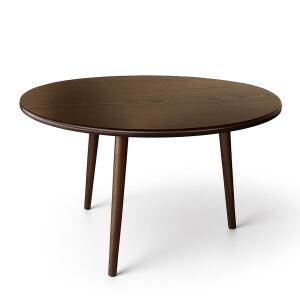 Couchtisch Vintage aus Buche Ø 65 cm | versch.Holztöne wählbar