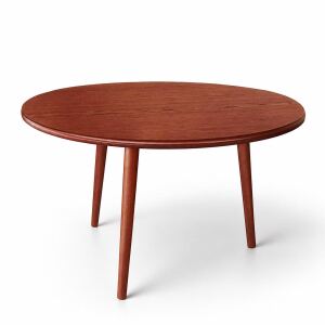 Couchtisch Vintage aus Buche Ø 65 cm | versch.Holztöne wählbar
