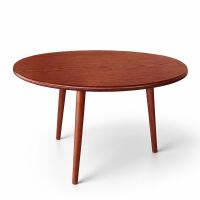 Couchtisch Vintage aus Buche Ø 65 cm | versch.Holztöne wählbar