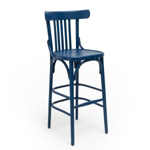 Farbiger Bugholz-Barstuhl im Thonet-Stil aus Buche | RAL-Farbe wählbar
