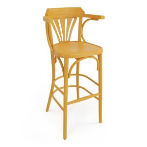 Bugholz-Barstuhl in RAL-Wunschfarbe,Thonet-Stil aus Buche