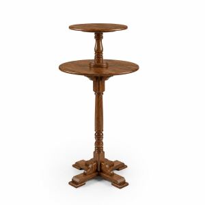 Eleganter Bartisch aus Buche  mit zusätzlicher Ablage - versch.Holztöne erhältlich