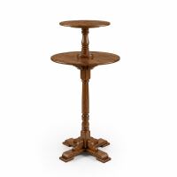 Eleganter Bartisch aus Buche  mit zusätzlicher Ablage - versch.Holztöne erhältlich