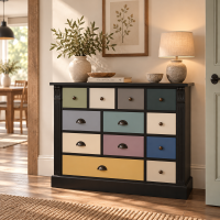 bunte Kommode - Schubladenschrank multicolor