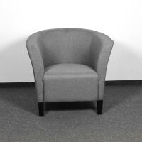 Clubsessel Pelino Webstoff fein, grau