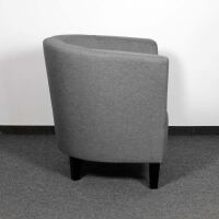 Clubsessel Pelino Webstoff fein, grau