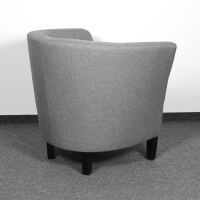 Clubsessel Pelino Webstoff fein, grau