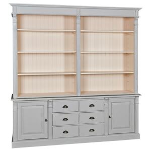 Landhausregalwand mit Schränken und Schubladen Konfigurator alles frei wählbar