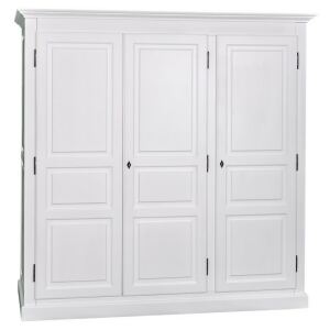 Massiver Kleiderschrank dreitürig in Landhausoptik shabby chic / antik look