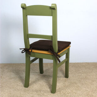 schlichtes Sitzpolster - für Landhausstühle Leder